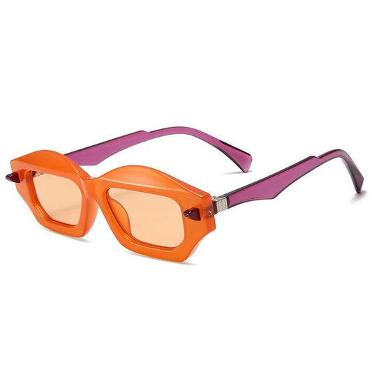 Leona Retro Rectangle Sunglasses - Rad Sunnies