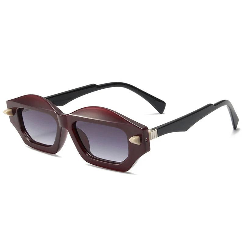 Leona Retro Rectangle Sunglasses - Rad Sunnies