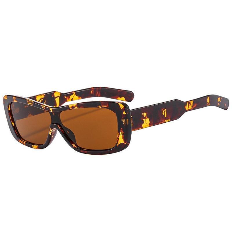 Lex Retro Rectangle Sunglasses - Rad Sunnies