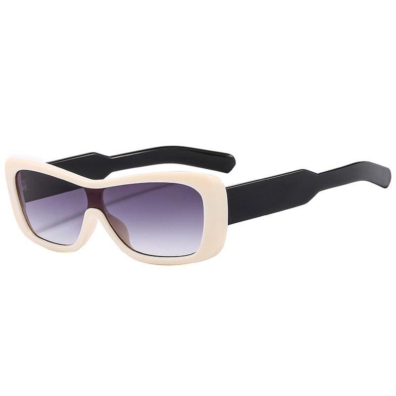 Lex Retro Rectangle Sunglasses - Rad Sunnies