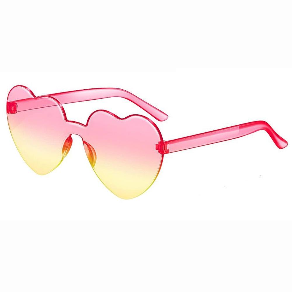 Lilo Rimless Heart Sunglasses - Rad Sunnies