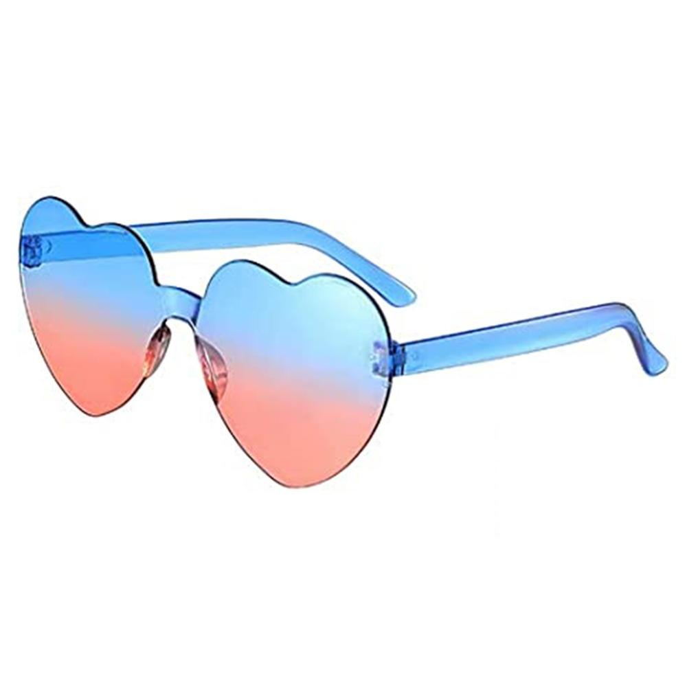 Lilo Rimless Heart Sunglasses - Rad Sunnies