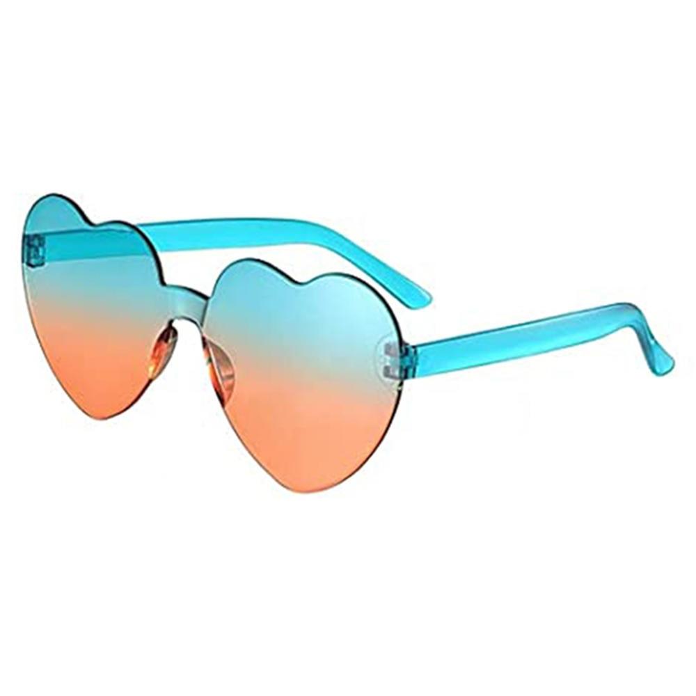 Lilo Rimless Heart Sunglasses - Rad Sunnies