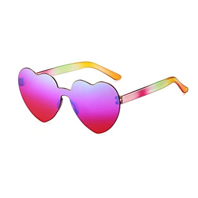 Lilo Rimless Heart Sunglasses - Rad Sunnies