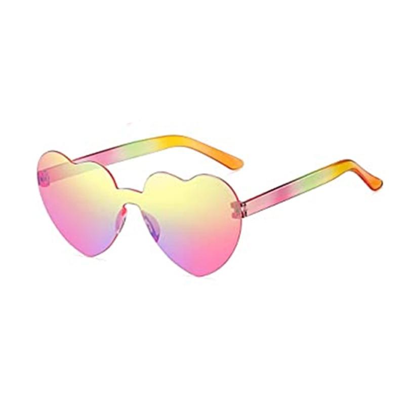 Lilo Rimless Heart Sunglasses - Rad Sunnies