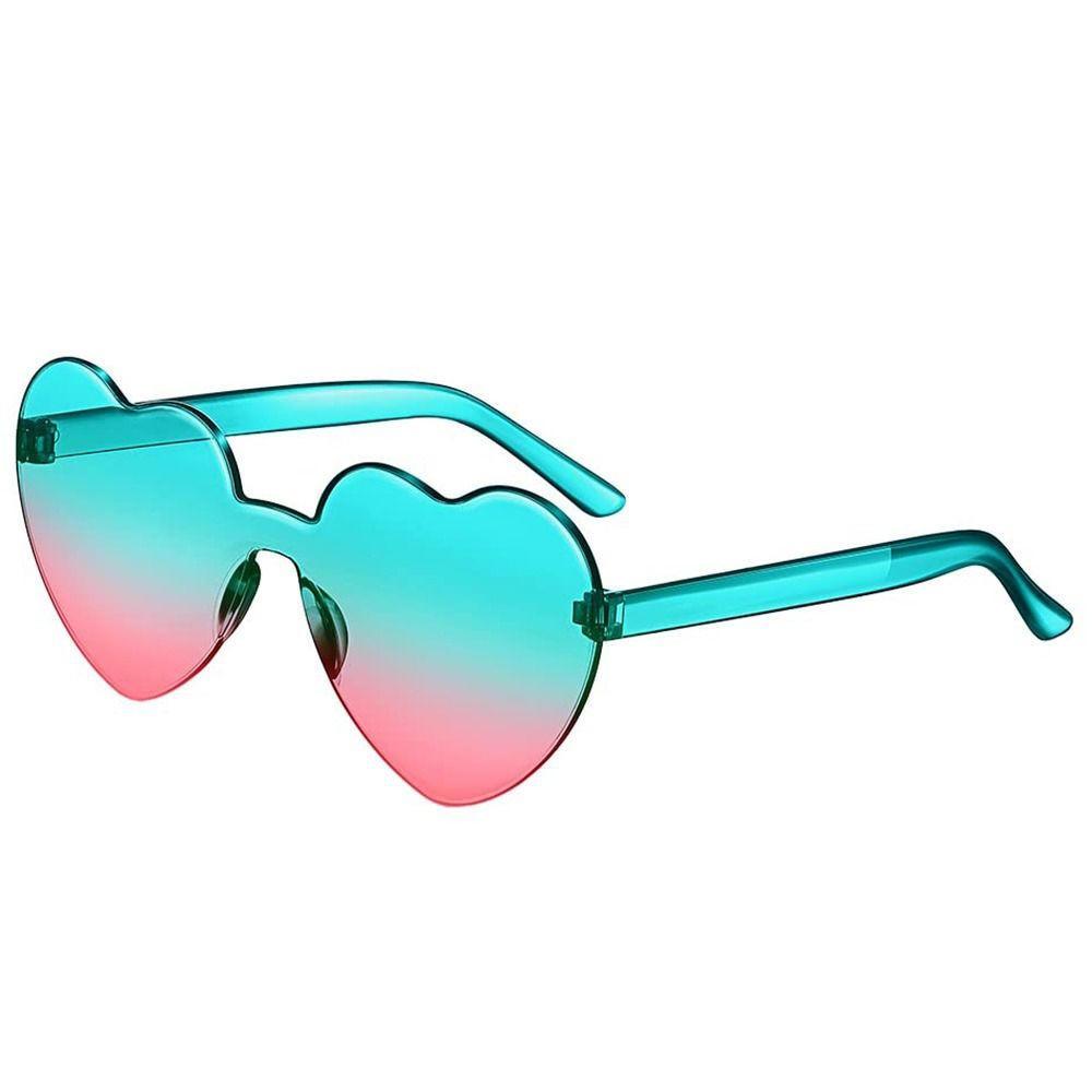 Lilo Rimless Heart Sunglasses - Rad Sunnies