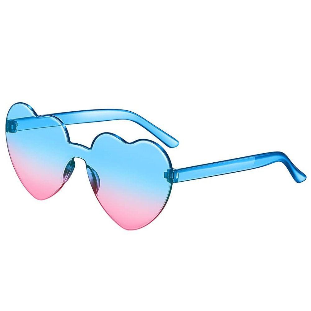 Lilo Rimless Heart Sunglasses - Rad Sunnies