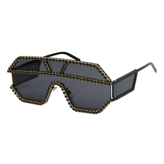 Mace Oversized Geometric Sunglasses - Rad Sunnies