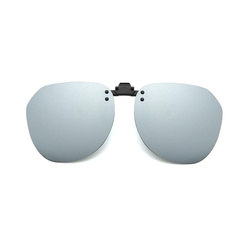 Maco Clip On Square Polarized Sunglasses - Rad Sunnies