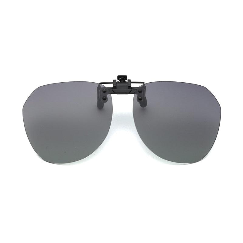 Maco Clip On Square Polarized Sunglasses - Rad Sunnies