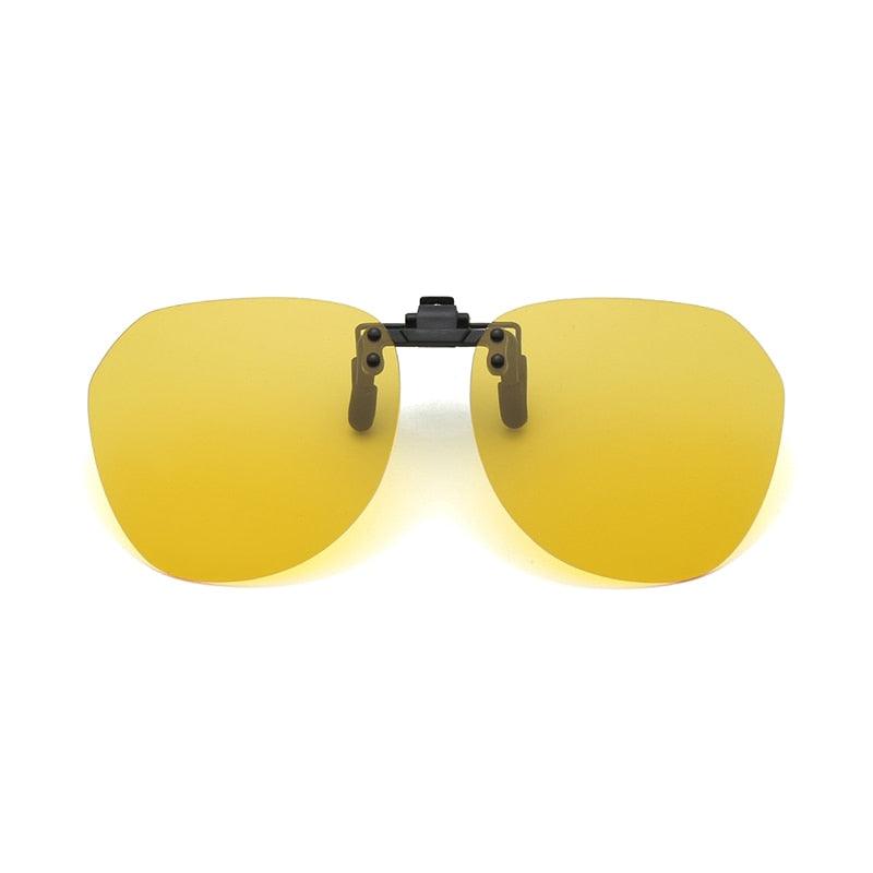 Maco Clip On Square Polarized Sunglasses - Rad Sunnies