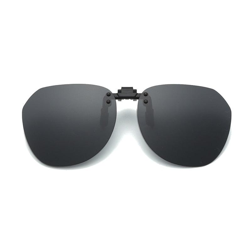 Maco Clip On Square Polarized Sunglasses - Rad Sunnies