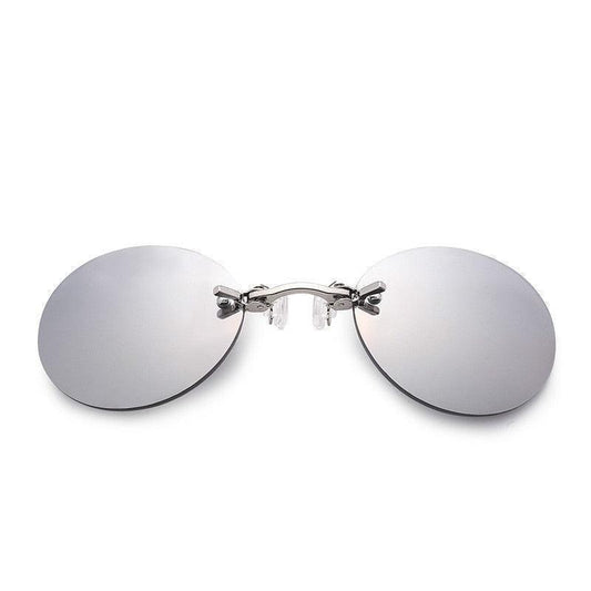 Matrix Morpheus Rimless Oval Sunglasses - Rad Sunnies