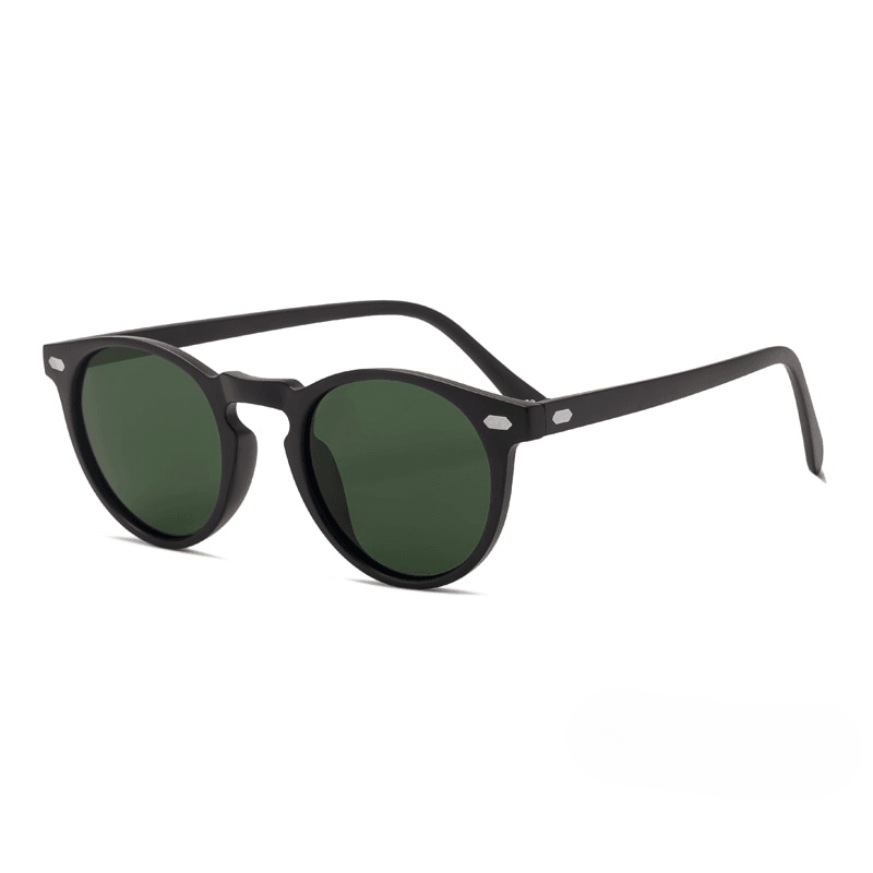 Miles Retro Wayfarer Polarized Sunglasses - Rad Sunnies