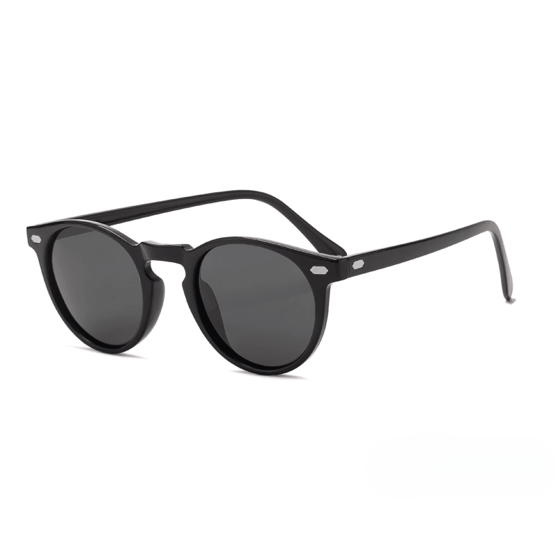 Miles Retro Wayfarer Polarized Sunglasses - Rad Sunnies