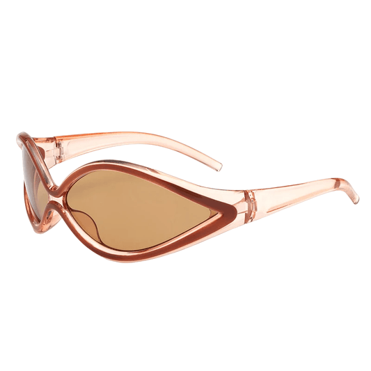 Nayeli Steampunk Wrap Around Sunglasses - Rad Sunnies