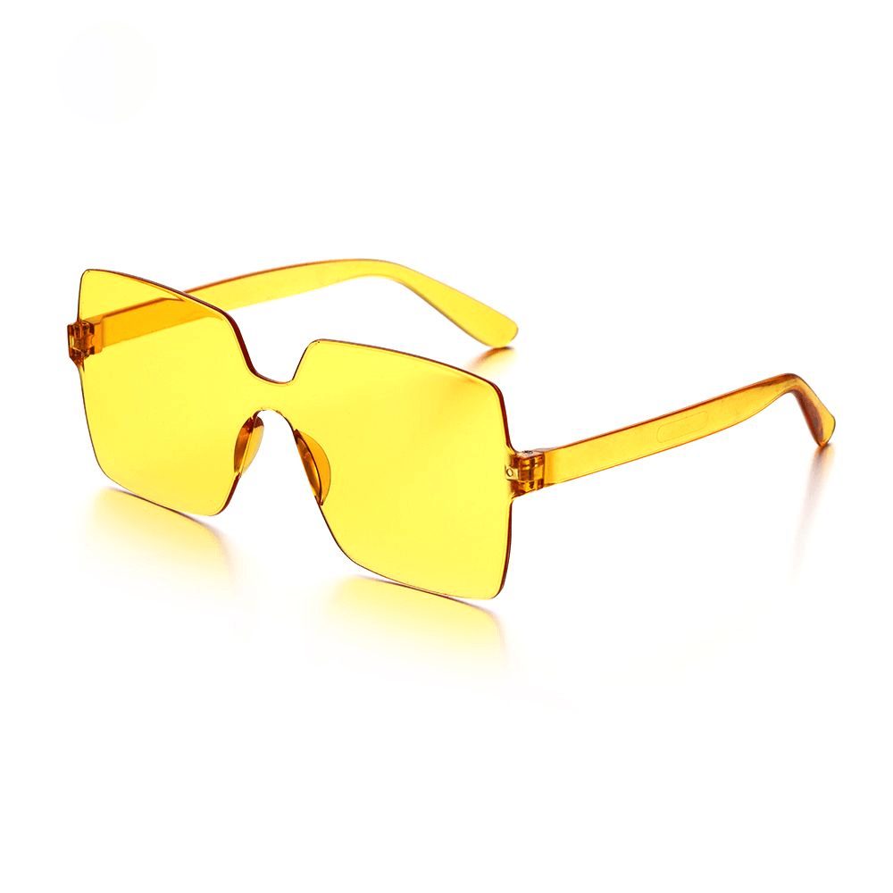 Nori Rimless Square Sunglasses - Rad Sunnies