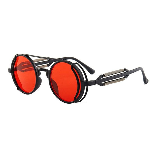 Percival Steampunk Round Sunglasses - Rad Sunnies