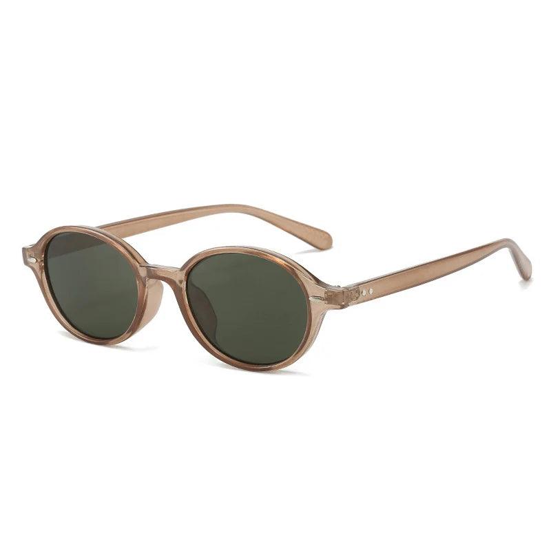 Petra Retro Oval Sunglasses - Rad Sunnies