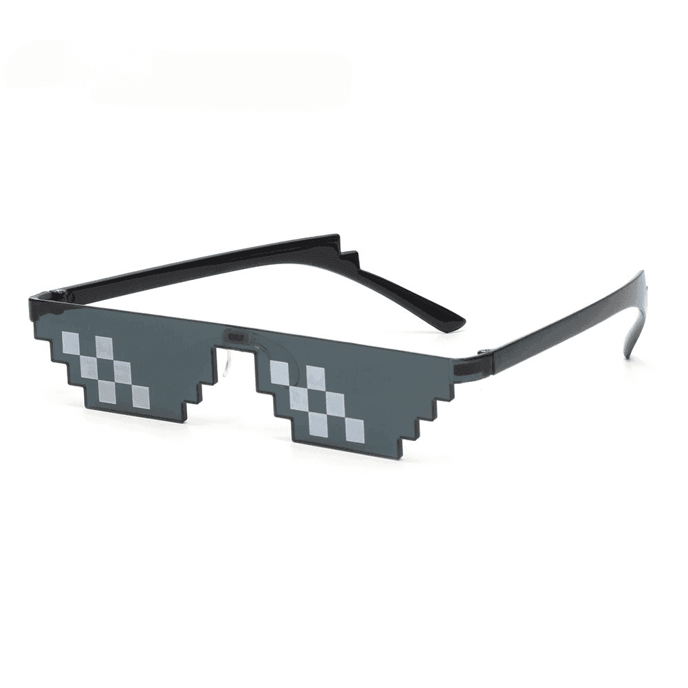 Pixel Retro Flat Top Sunglasses - Rad Sunnies