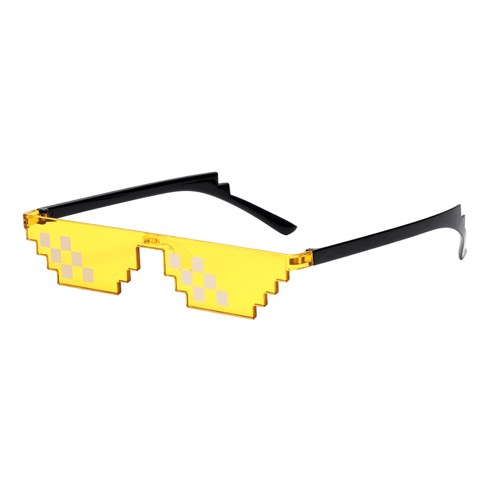 Pixel Retro Flat Top Sunglasses - Rad Sunnies