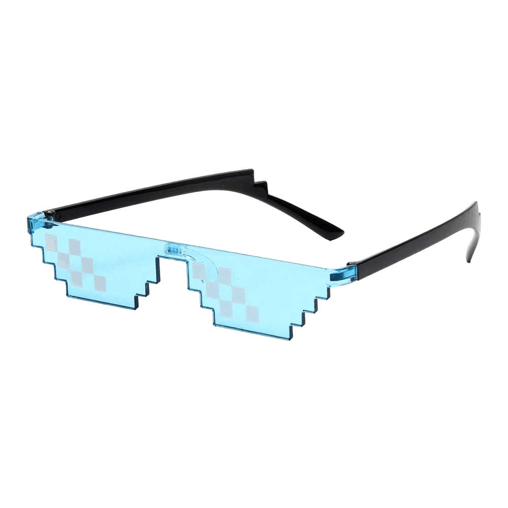 Pixel Retro Flat Top Sunglasses - Rad Sunnies