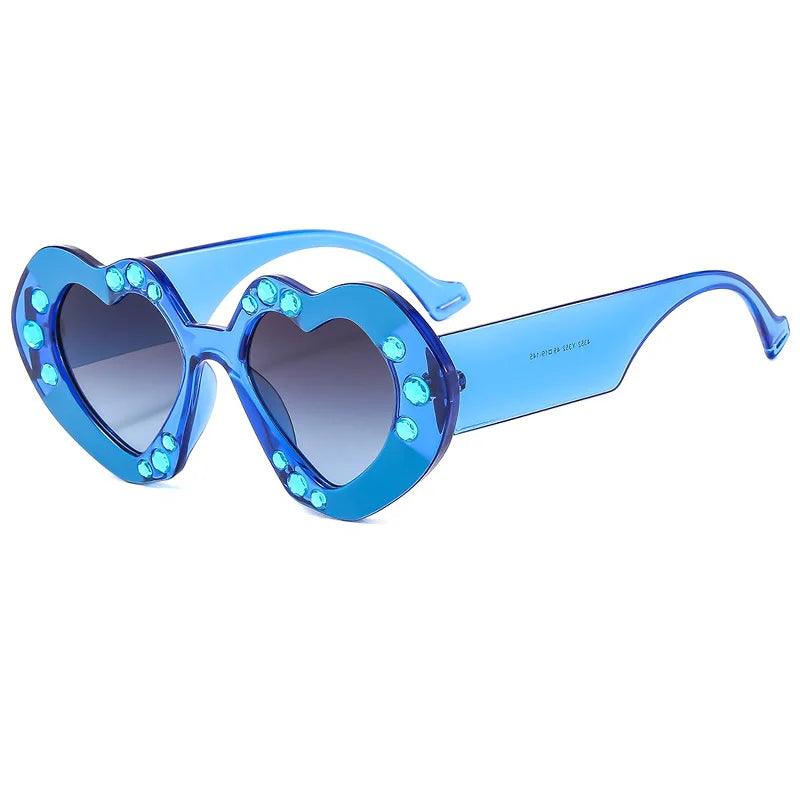 Poppy Retro Heart Sunglasses - Rad Sunnies