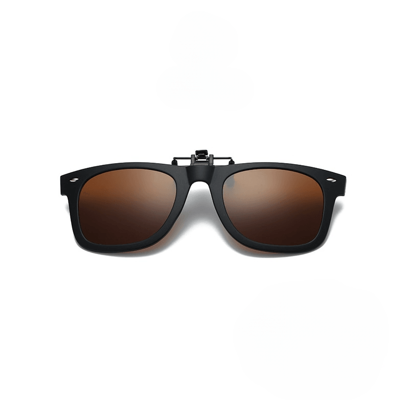 Reverie Clip on Square Polarized Sunglasses - Rad Sunnies