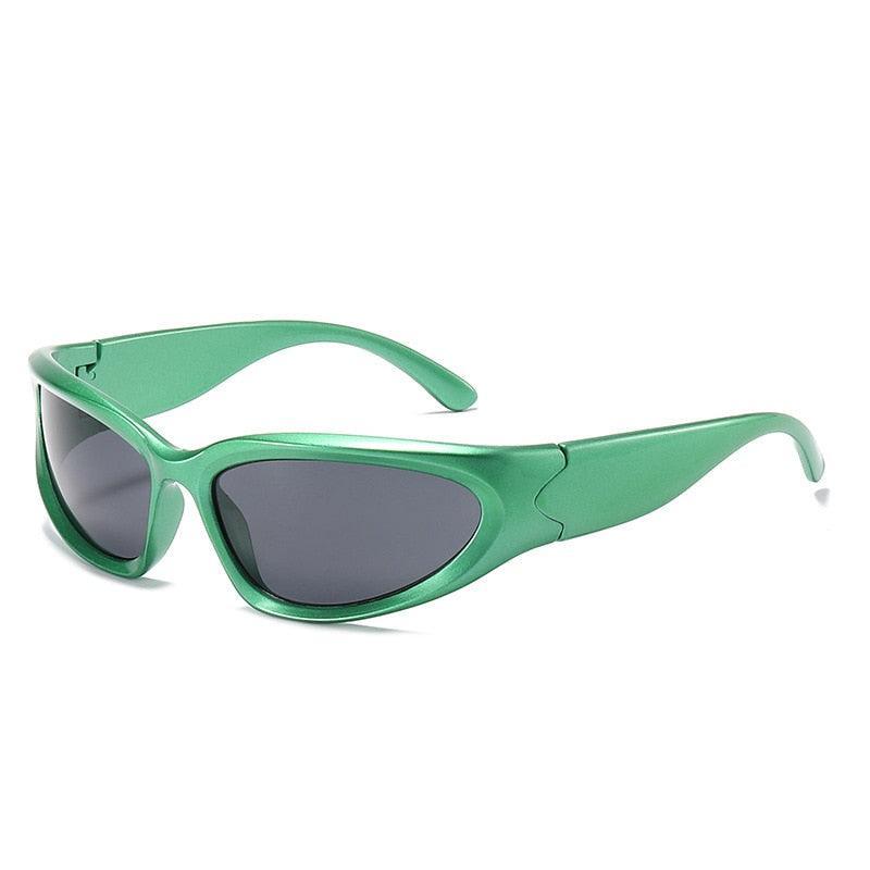 Shane Retro Wrap Around Sunglasses - Rad Sunnies