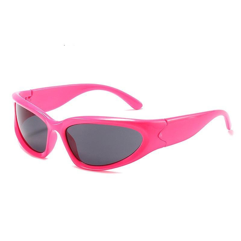 Shane Retro Wrap Around Sunglasses - Rad Sunnies