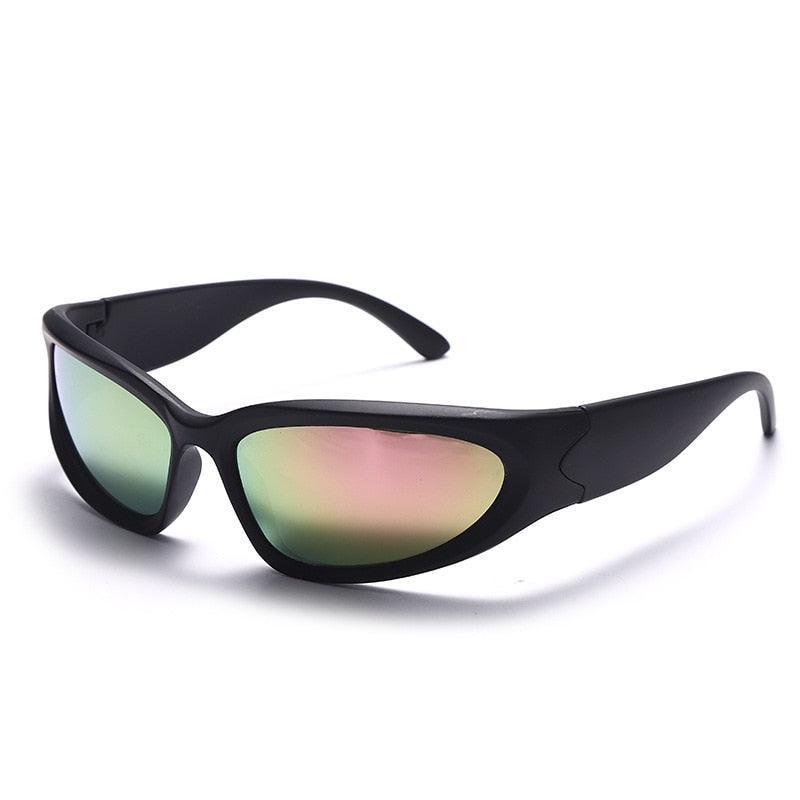 Shane Retro Wrap Around Sunglasses - Rad Sunnies