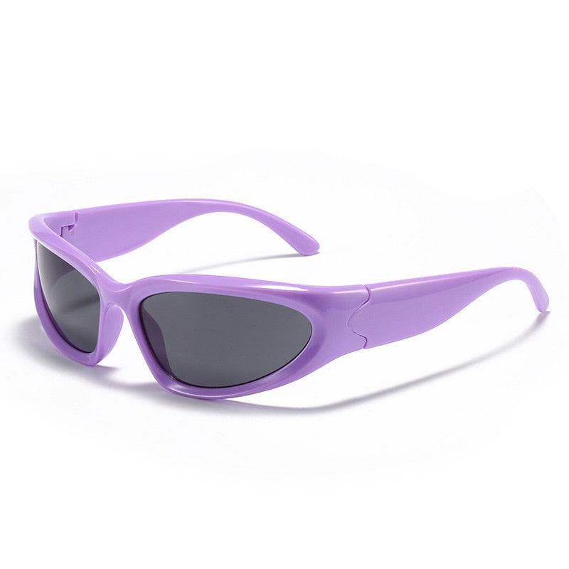 Shane Retro Wrap Around Sunglasses - Rad Sunnies