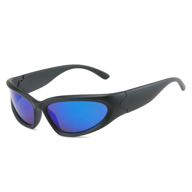 Shane Retro Wrap Around Sunglasses - Rad Sunnies