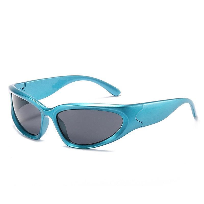 Shane Retro Wrap Around Sunglasses - Rad Sunnies