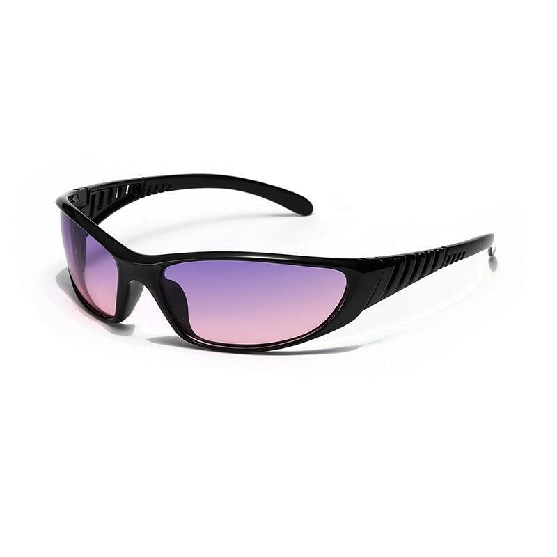 Spencer Retro Wrap Around Sunglasses - Rad Sunnies