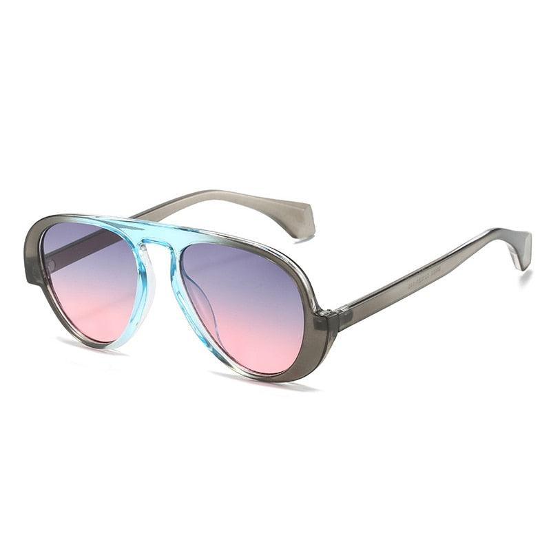 Tatum Retro Aviator Sunglasses - Rad Sunnies