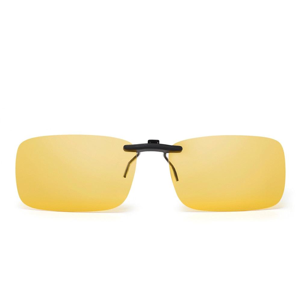 Teo Clip on Rectangle Polarized Sunglasses - Rad Sunnies