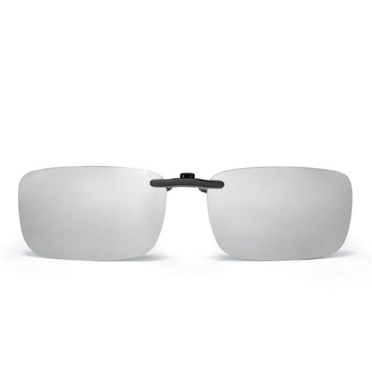 Teo Clip on Rectangle Polarized Sunglasses - Rad Sunnies