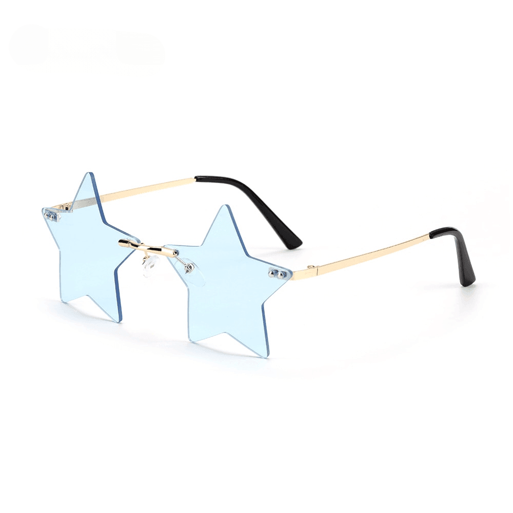 Twinkle Rimless Star Sunglasses - Rad Sunnies