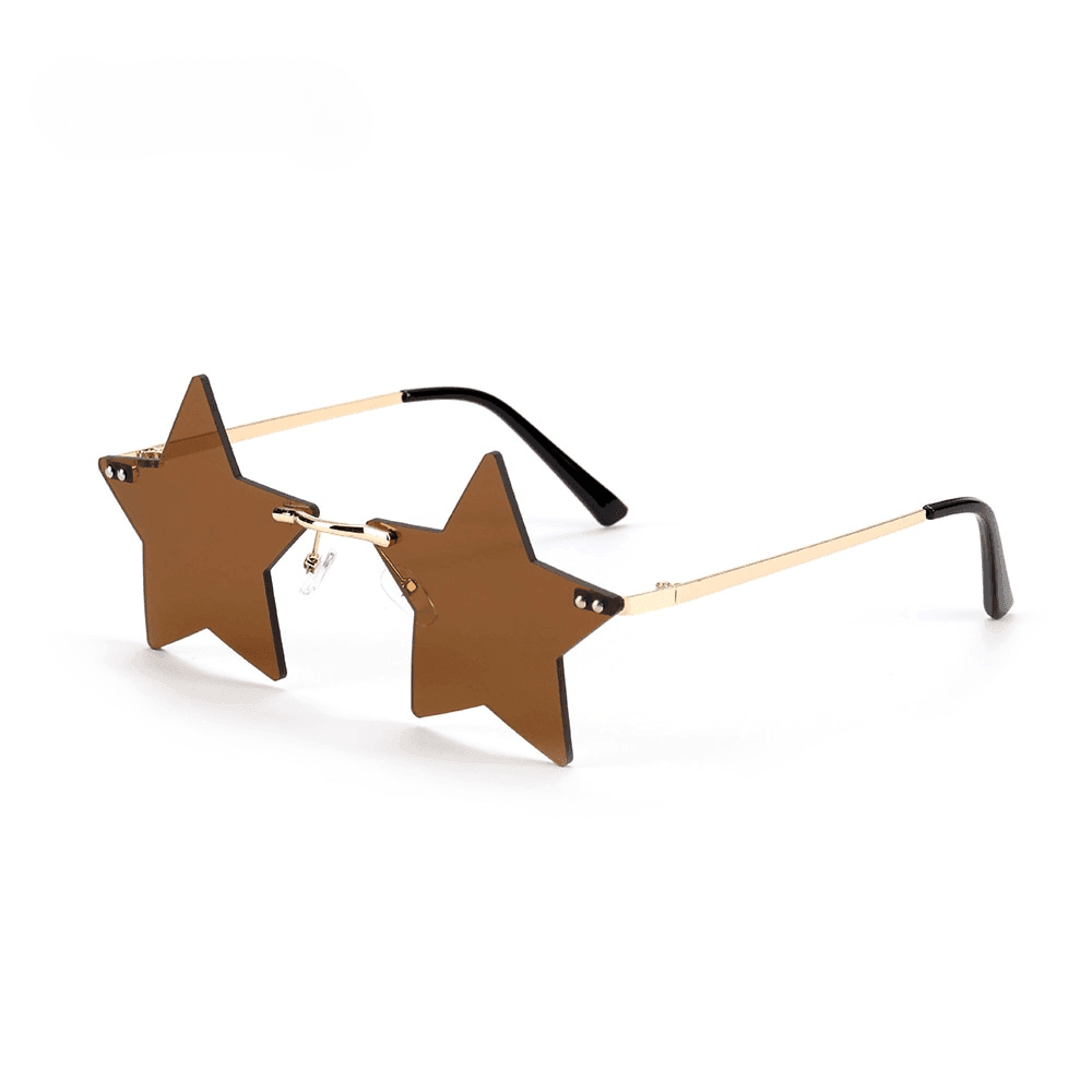 Twinkle Rimless Star Sunglasses - Rad Sunnies