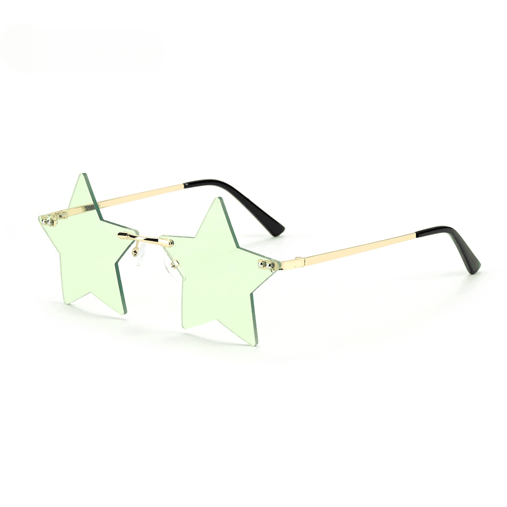 Twinkle Rimless Star Sunglasses - Rad Sunnies