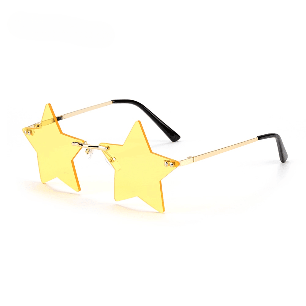 Twinkle Rimless Star Sunglasses - Rad Sunnies