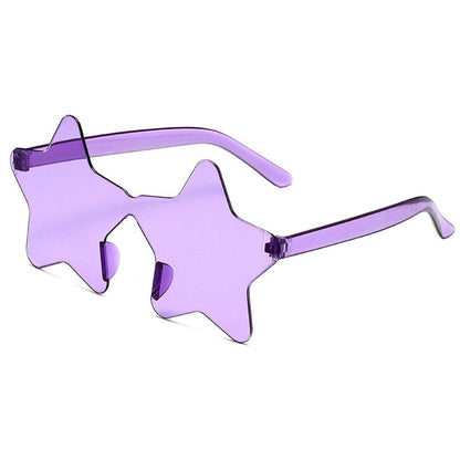 Twyla Rimless Star Sunglasses - Rad Sunnies