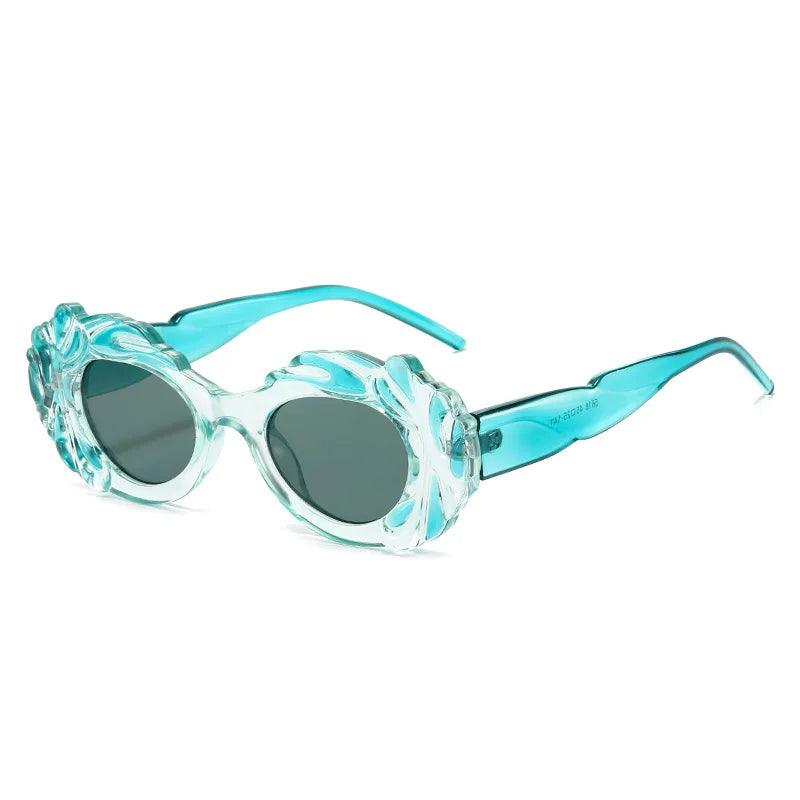 Vespera Retro Oval Sunglasses - Rad Sunnies