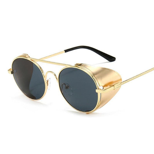 Ziggy Steampunk Round Sunglasses - Rad Sunnies