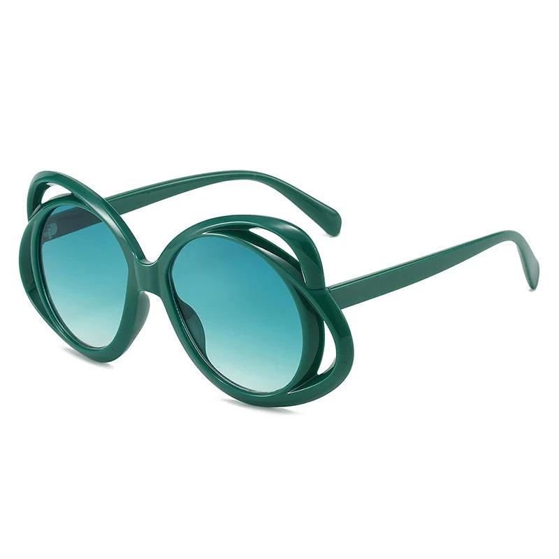 Zola Retro Oval Sunglasses - Rad Sunnies