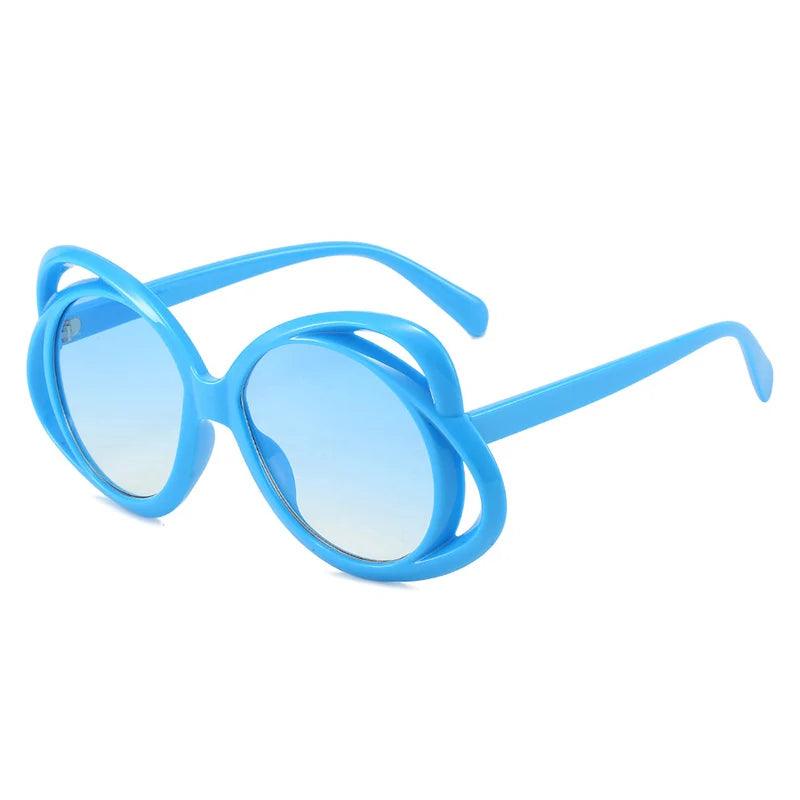 Zola Retro Oval Sunglasses - Rad Sunnies