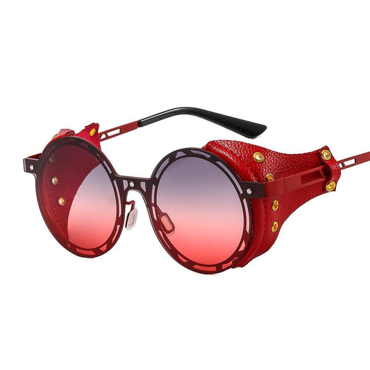 Zeke Steampunk Round Sunglasses - Rad Sunnies